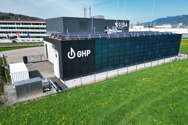 L'inauguration de la centrale de production de GHP a lieu le 25 septembre 2024. L'inauguration de la centrale de production de GHP a lieu le 25 septembre 2024.